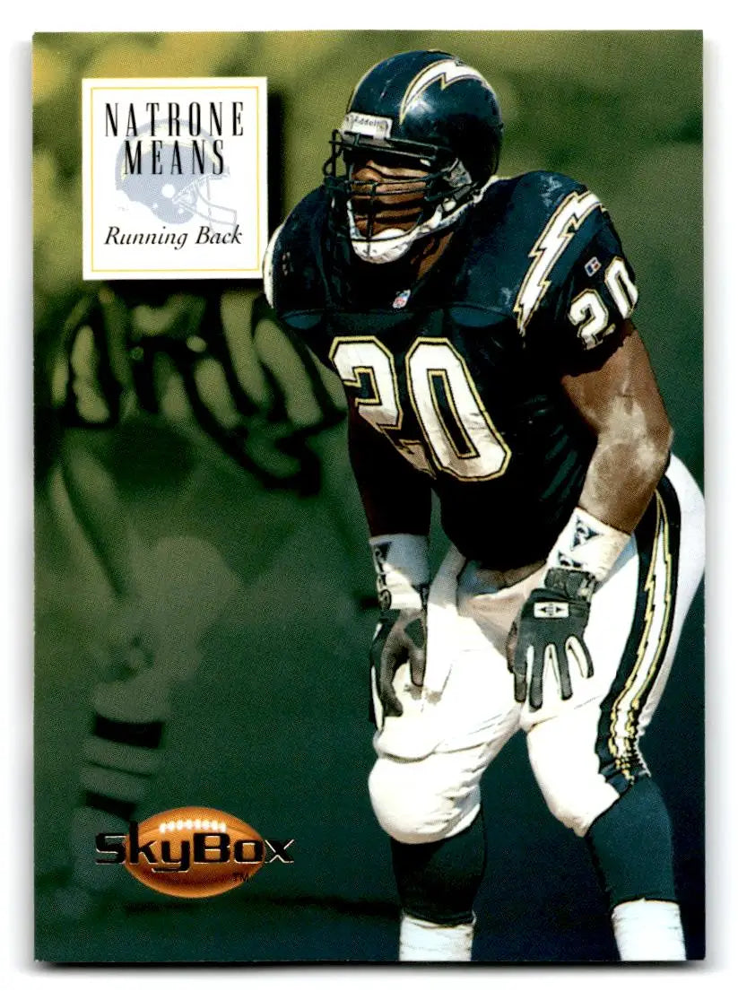 1994 SkyBox Premium #134 Natrone Means - Football Card Single