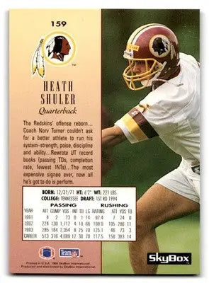1994 SkyBox Premium #159 Heath Shuler - Football Card Single