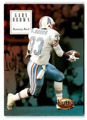 1994 SkyBox Premium #66 Gary Brown - Football Card Single