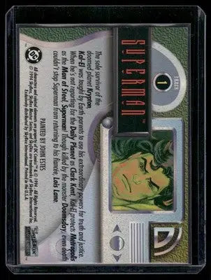 1994 SkyBox Superman Superman #1 - DC Card Single