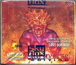 Sealed Skybox Ultraverse Master edition trading card box for collectors