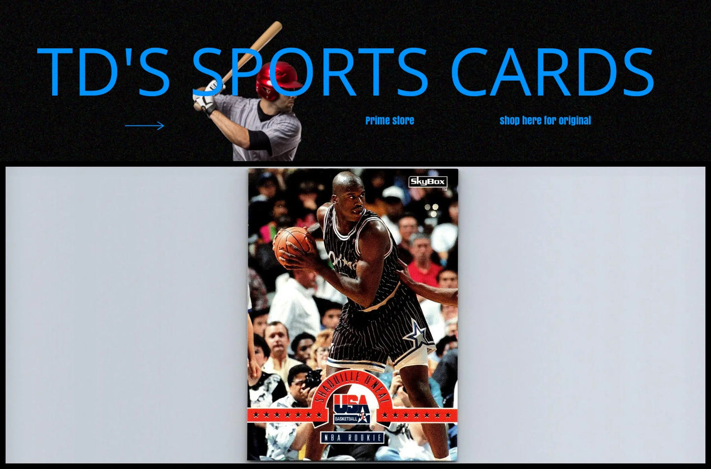 1994 SkyBox USA #68 Shaquille O’Neal basketball trading card collectible item