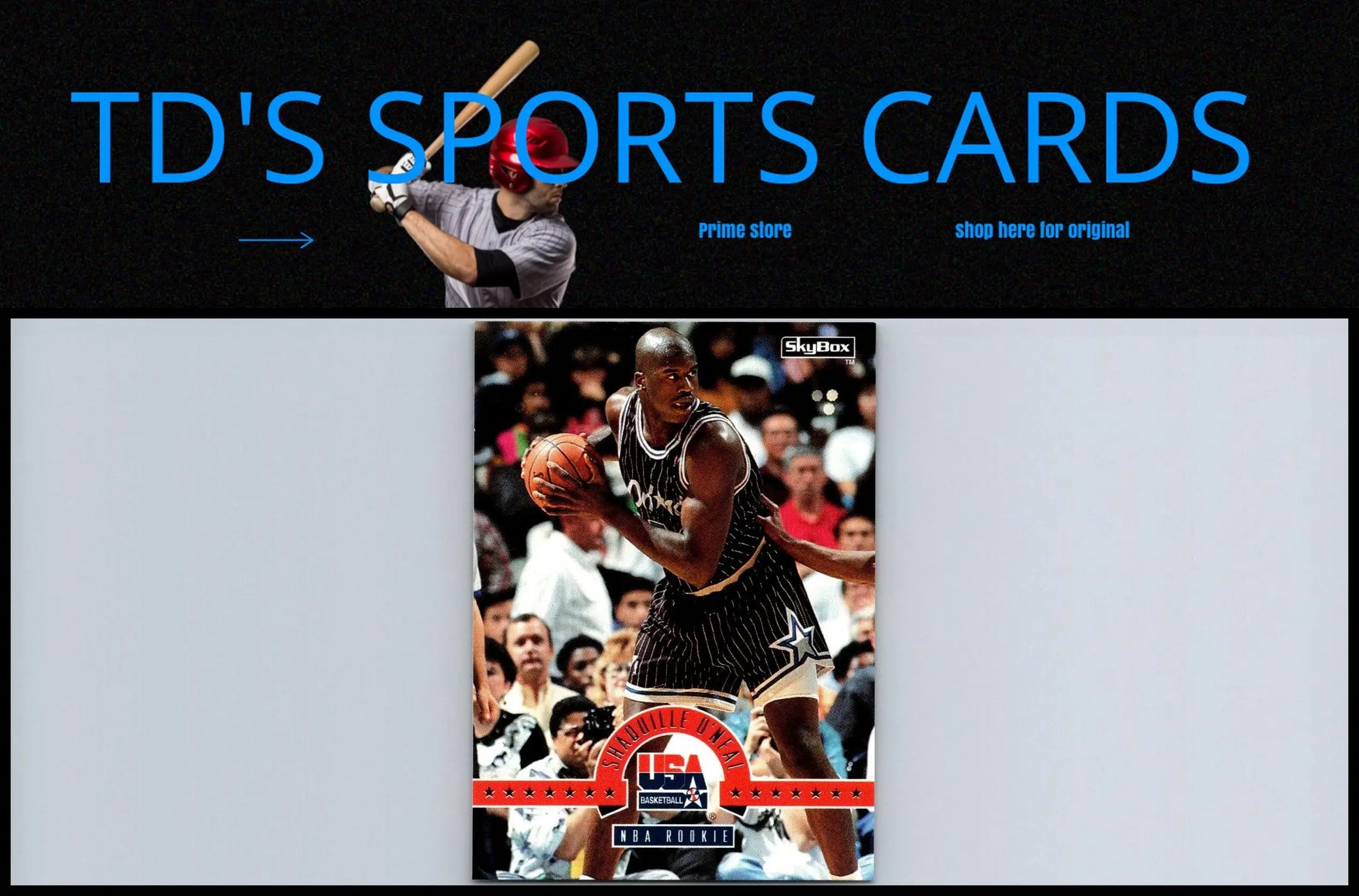 1994 SkyBox USA #68 Shaquille O’Neal basketball trading card collectible item