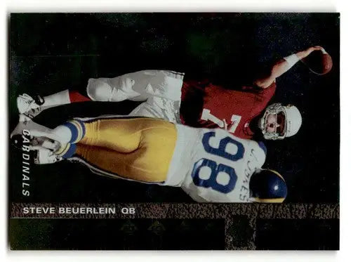 Original gloss Football card of Steve Beuerlein Arizona Cardinals 1994 SP #112