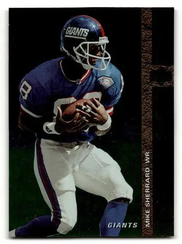 Original gloss Mike Sherrard Giants football card from 1994 SP #128 in EX/NM condition