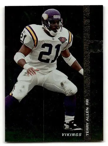 Original gloss Terry Allen Minnesota Vikings football card from 1994 SP #142