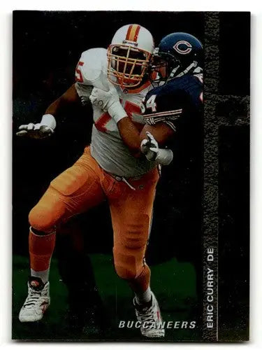 Football card of Eric Curry Tampa Bay Buccaneers from 1994 SP #173 featuring Curry Tampa Bay