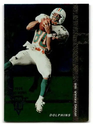 Original gloss 1994 SP Irving Fryar Miami Dolphins football trading card