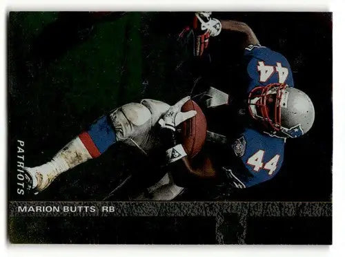 Original gloss Marion Butts Patriots football card from 1994 SP series