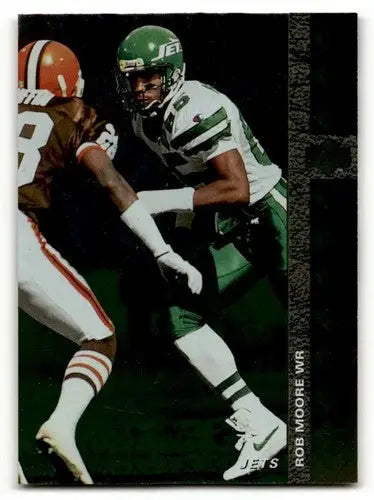 Original gloss 1994 SP Rob Moore New York Jets football card Jets football cards