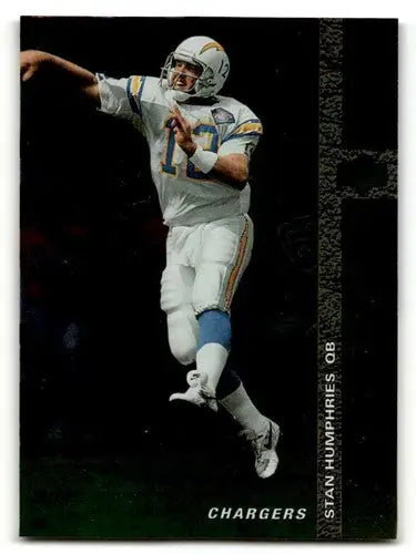Original gloss 1994 SP Stan Humphries San Diego Chargers football card image