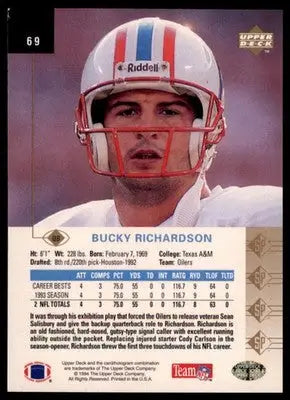 1994 SP Bucky Richardson 69 Houston Oilers