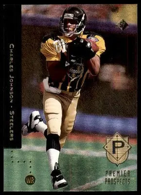 1994 SP Charles Johnson RC 10 Pittsburgh Steelers