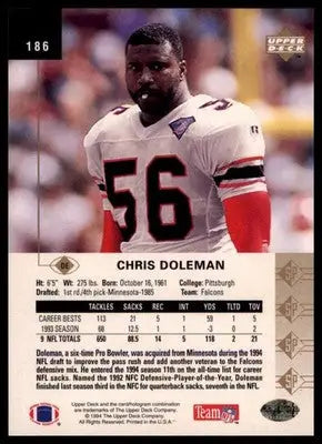 1994 SP Chris Doleman 186 Atlanta Falcons