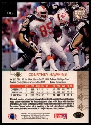 1994 SP Courtney Hawkins 169 Tampa Bay Buccaneers