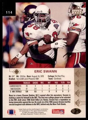 1994 SP Eric Swann 114 Arizona Cardinals