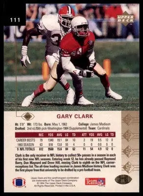 1994 SP Gary Clark 111 Arizona Cardinals
