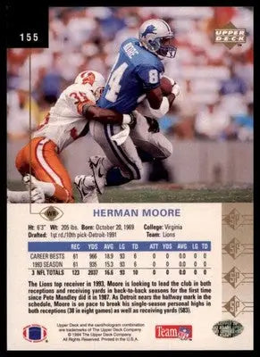 1994 SP Herman Moore 155 Detroit Lions