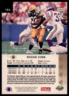 1994 SP Reggie Cobb 164 Green Bay Packers