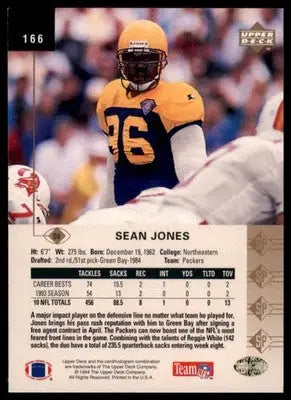 1994 SP Sean Jones 166 Green Bay Packers