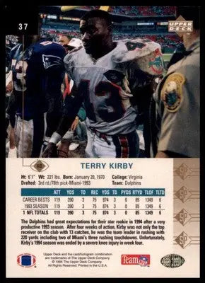 1994 SP Terry Kirby 37 Miami Dolphins