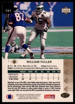 1994 SP William Fuller 131 Philadelphia Eagles