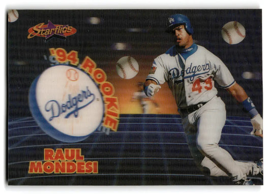 1994 Sportflics Rookie/Traded Rookie Starflics #TR7 Raul Mondesi - NM-MT - Baseball Card Single