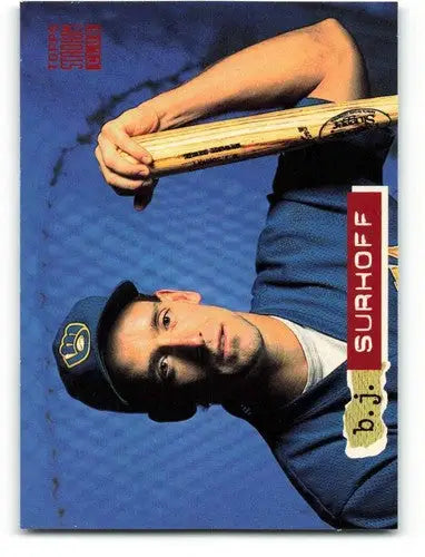 1994 Stadium Club #215 B.J. Surhoff NM Near Mint Brewers - Baseball Card Single