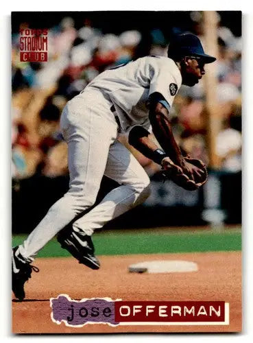 1994 Stadium Club #282 Jose Offerman Los Angeles Dodgers Baseball Ca ID:63768 - Baseball Card Single