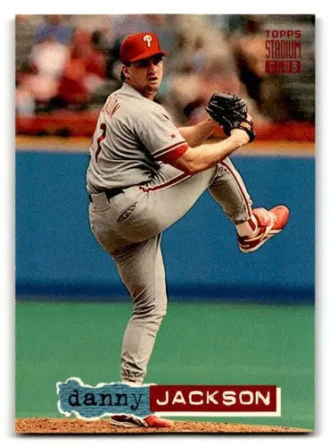 Original gloss 1994 Stadium Club Danny Jackson Philadelphia Phillies baseball card
