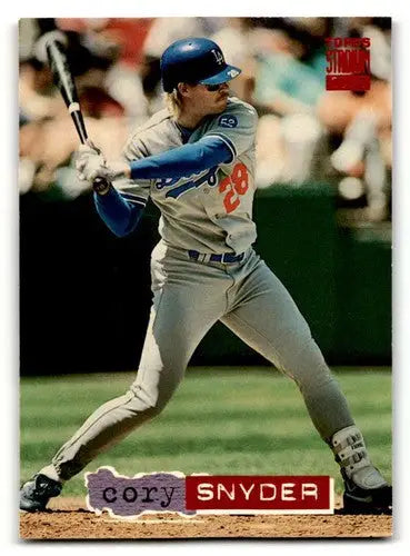 1994 Stadium Club #463 Cory Snyder Los Angeles Dodgers Baseball Card ID:63760 - Baseball Card Single