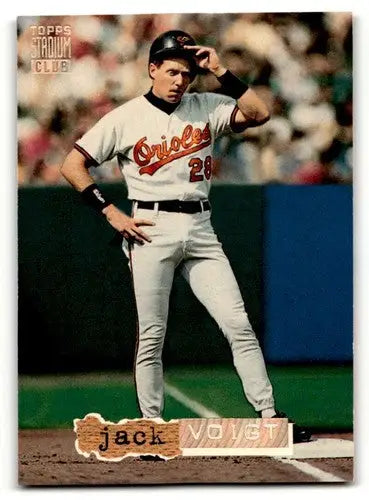 1994 Stadium Club #491 Jack Voigt Baltimore Orioles Baseball Cards E ID:61882 - Baseball Card Single