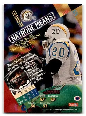1994 Stadium Club #624 Natrone Means - Football Card Single
