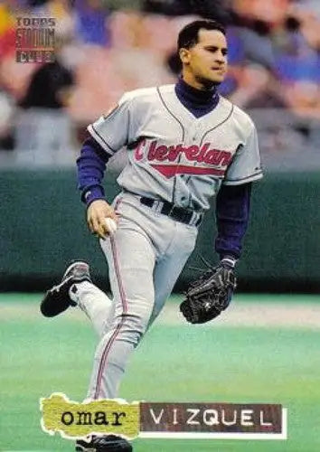 1994 Stadium Club Golden Rainbow #572 Omar Vizquel NM-MT Indians - Baseball Card Single