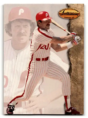 Vintage 1994 Ted Williams Mike Schmidt baseball card with original gloss in near mint condition