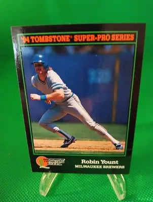 1994 Tombstone Pizza Robin Yount. #30. Brewers. EX-NRMT - Baseball Card Single