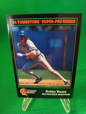 1994 Tombstone Pizza Robin Yount. #30. Brewers. EX-NRMT - Baseball Card Single