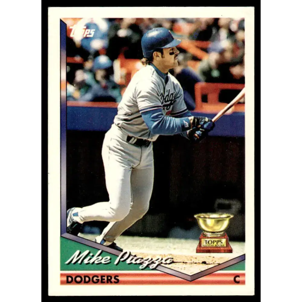 1994 Topps #1 Mike Piazza EX/NM Los Angeles Dodgers Baseball Card - Baseball Card Single