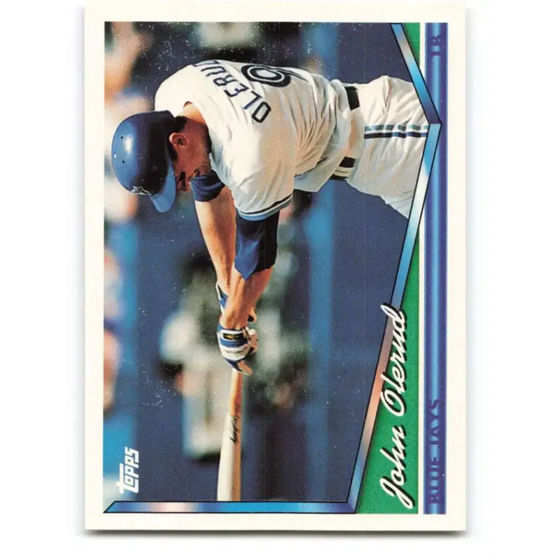 1994 Topps #10 John Olerud EX Excellent Toronto Blue Jays Baseball Card - Baseball Card Single