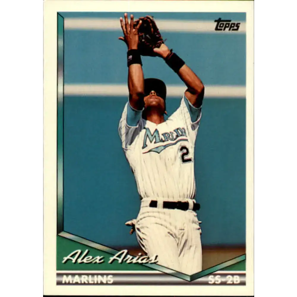 1994 Topps #104 Alex Arias EX Excellent Florida Marlins Baseball Card - Baseball Card Single