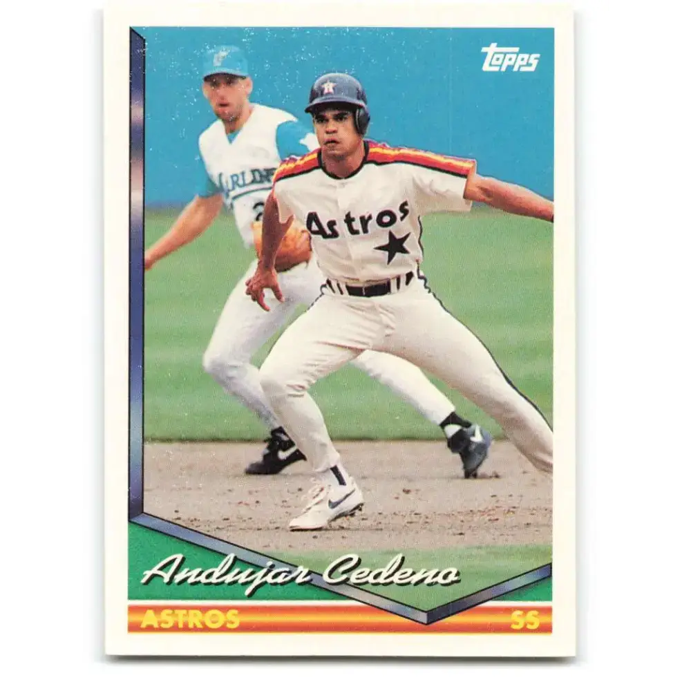 1994 Topps #11 Andujar Cedeno EX Excellent Houston Astros Baseball Card - Baseball Card Single