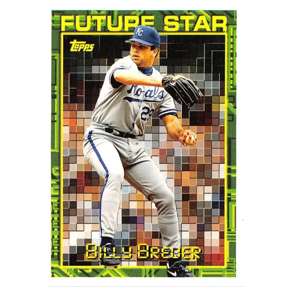 1994 Topps #123 Billy Brewer EX Excellent Kansas City Royals Baseball Card - Baseball Card Single