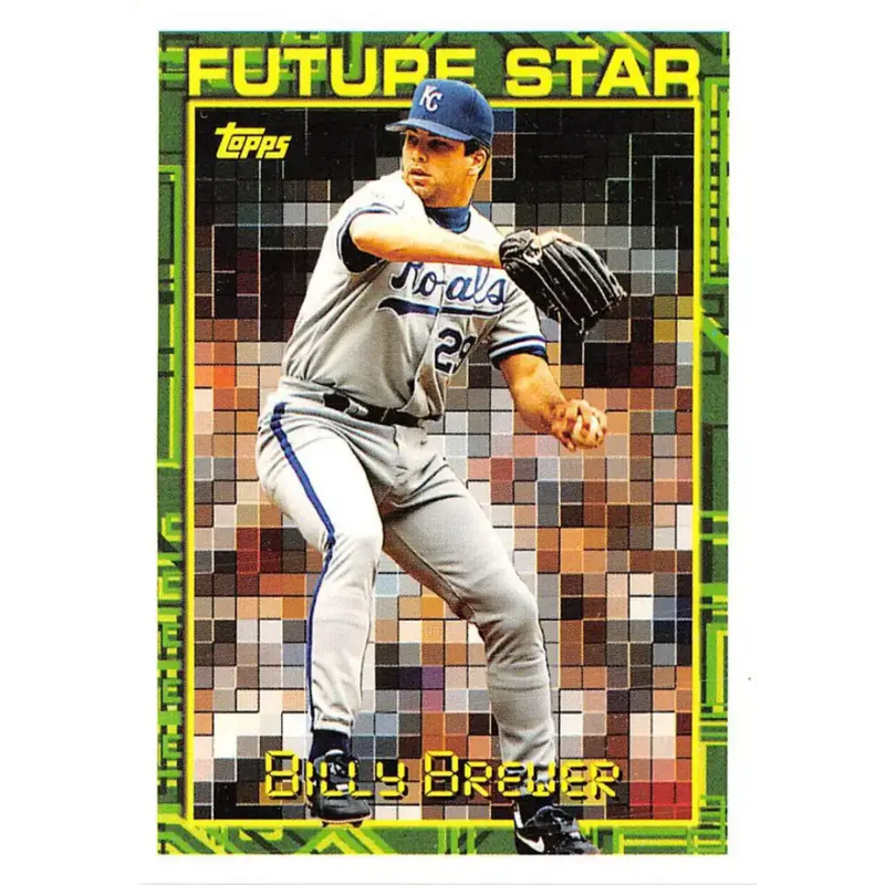 1994 Topps #123 Billy Brewer EX Excellent Kansas City Royals Baseball Card - Baseball Card Single
