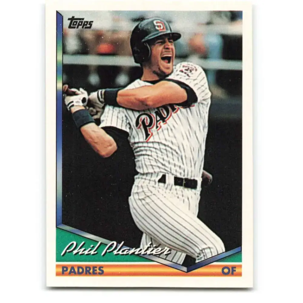 1994 Topps #13 Phil Plantier EX Excellent San Diego Padres Baseball Card - Baseball Card Single