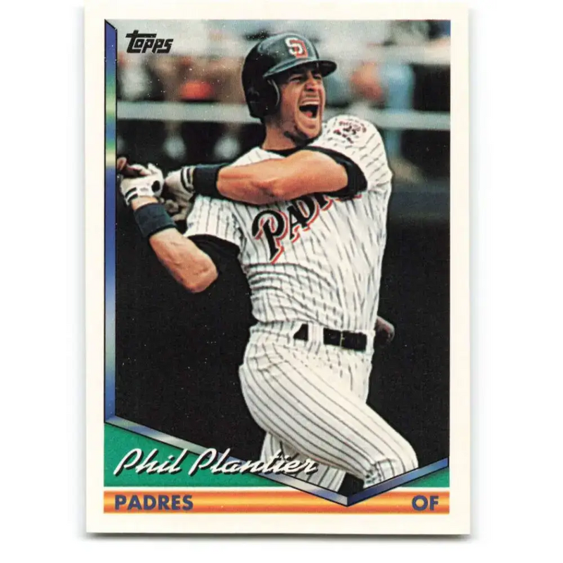 1994 Topps #13 Phil Plantier EX Excellent San Diego Padres Baseball Card - Baseball Card Single