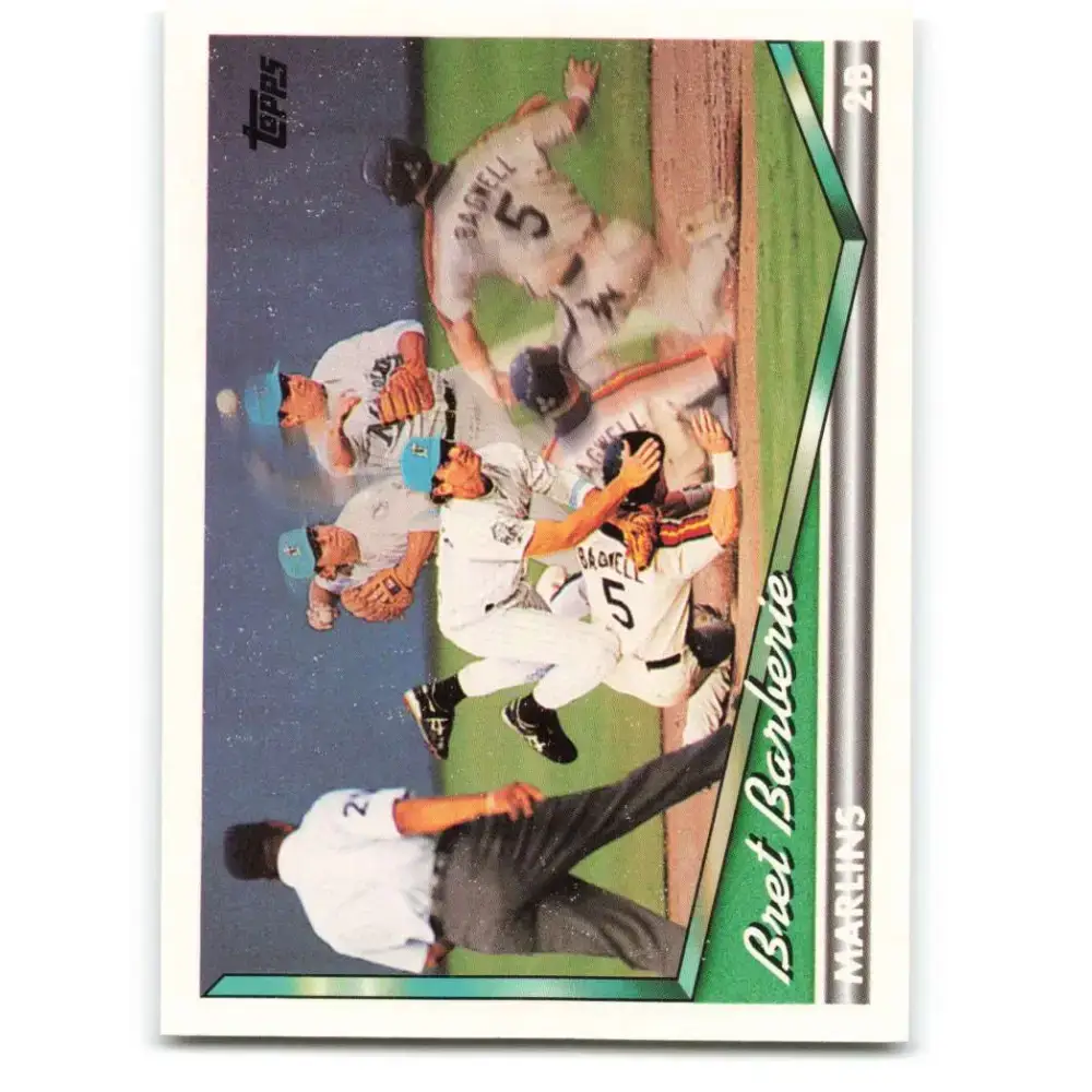 1994 Topps #132 Bret Barberie EX Excellent Florida Marlins Baseball Card - Baseball Card Single
