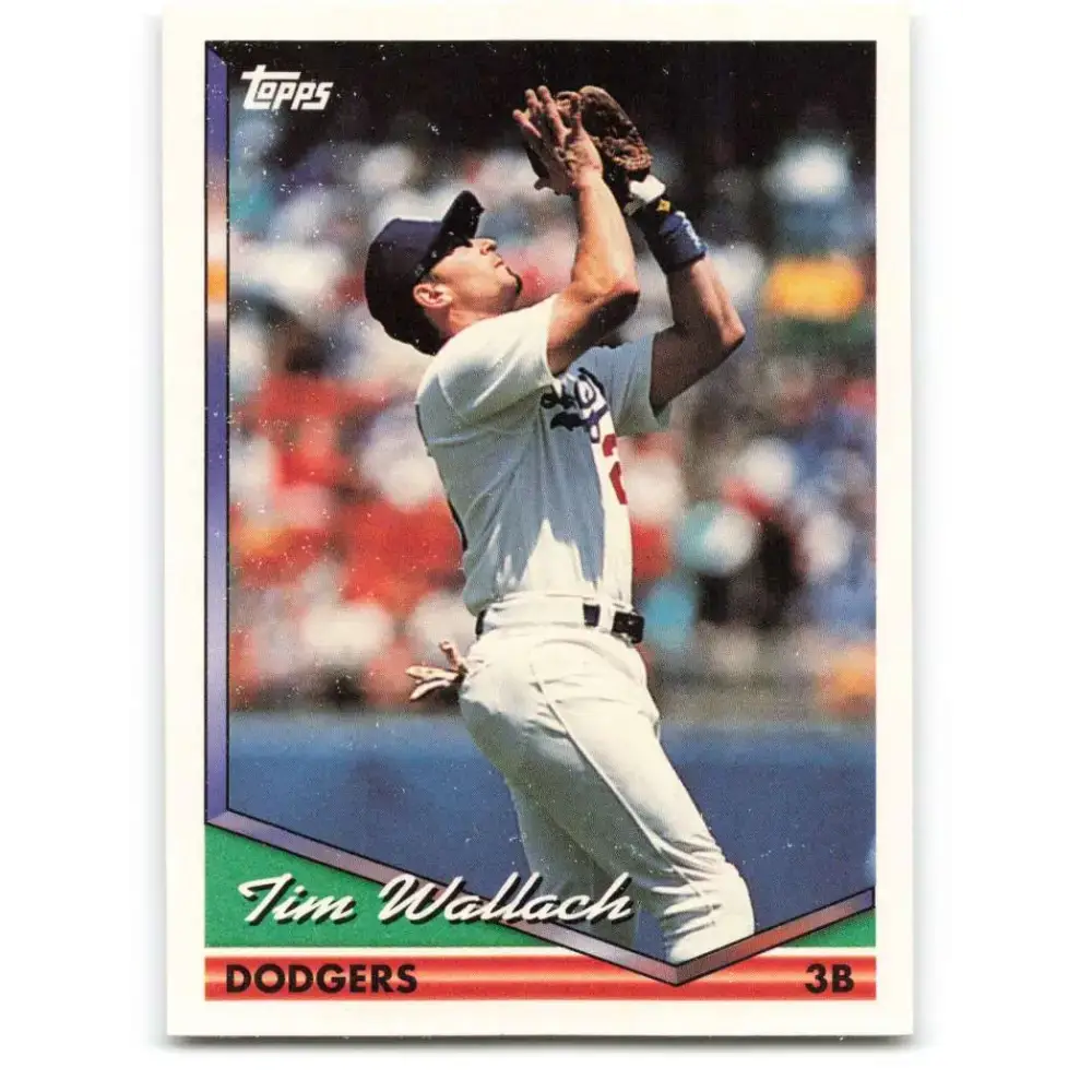 1994 Topps #143 Tim Wallach EX Excellent Los Angeles Dodgers Baseball Card - Baseball Card Single