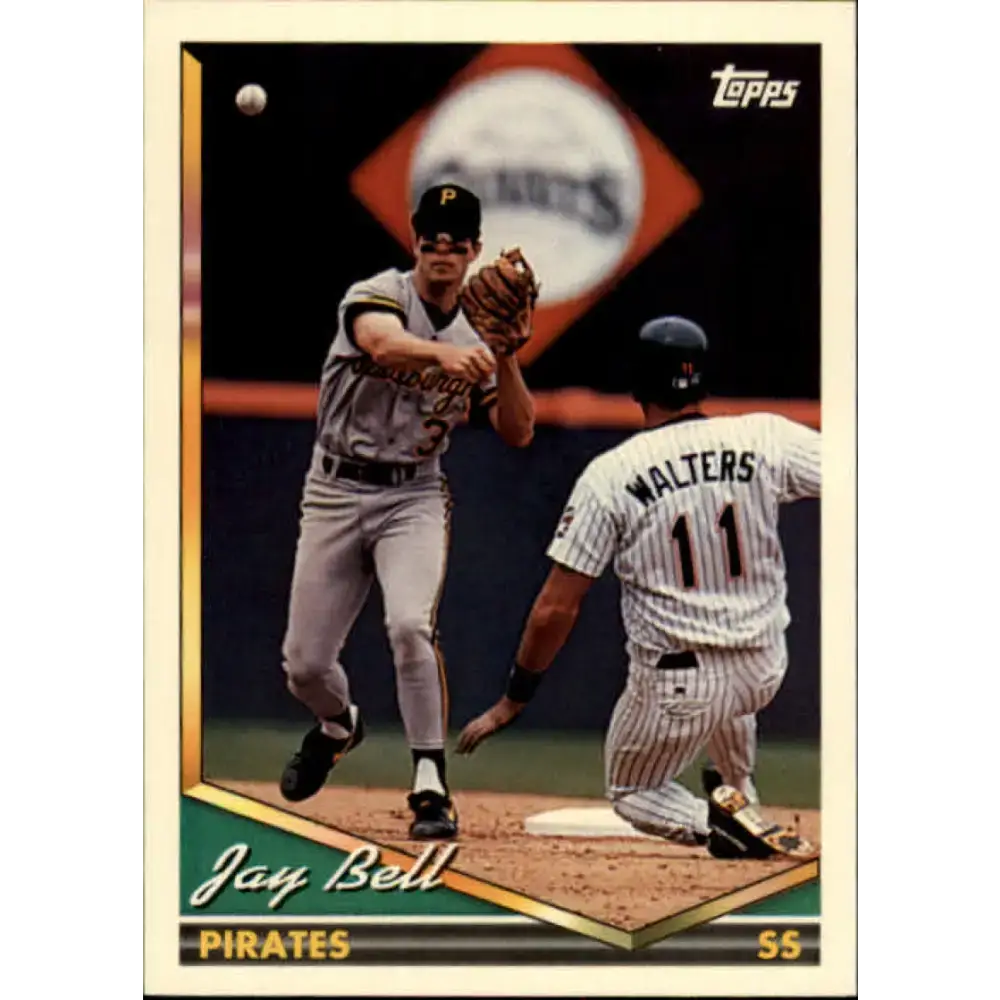 1994 Topps #15 Jay Bell EX Excellent Pittsburgh Pirates Baseball Card - Baseball Card Single