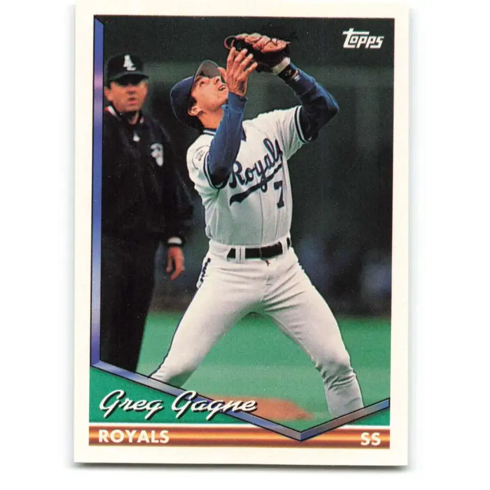 1994 Topps #151 Greg Gagne EX Excellent Kansas City Royals Baseball Card - Baseball Card Single