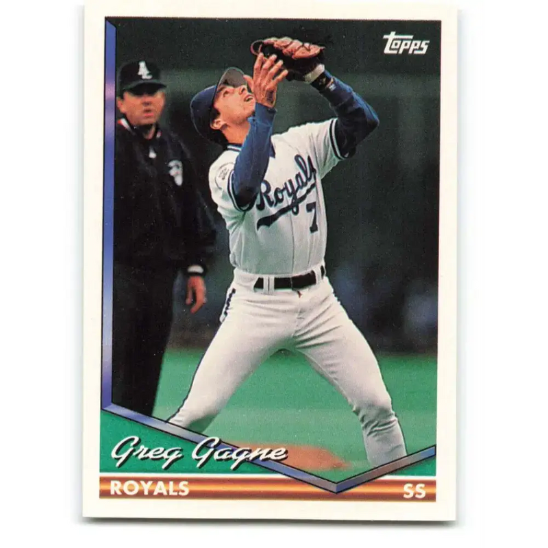 1994 Topps #151 Greg Gagne EX Excellent Kansas City Royals Baseball Card - Baseball Card Single